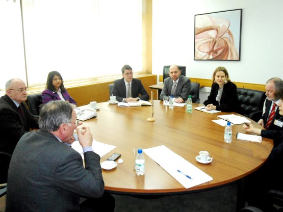 Dr. Božo Ljubić, Deputy Speaker of the House of Representatives, and Dr. Halid Genjac, Chair of the Joint Committee on European Integration, met the leaders of the "Strengthening of the Capacity of the Parliaments in Bosnia and Herzegovina in the context of EU Accession" Twinning Project